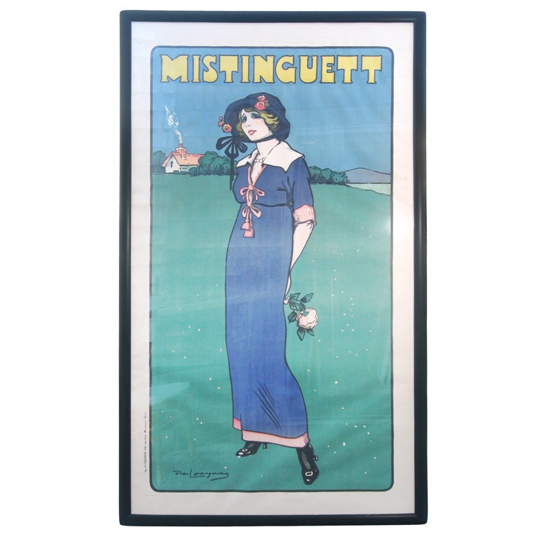 Mistinguett Original Poster by Daniel De Losques