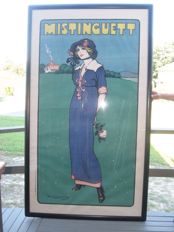 French Mistinguett Original Poster by Daniel De Losques