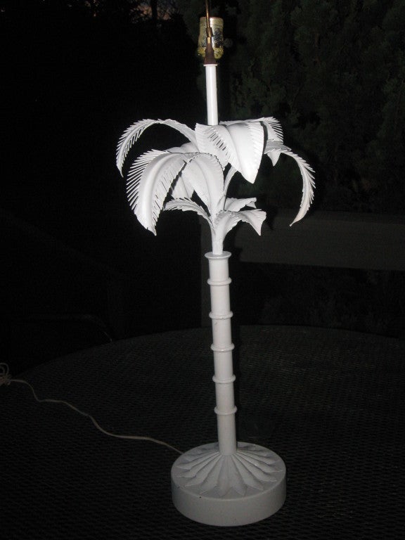 Américain Lampe de palmier du milieu du siècle dernier en vente