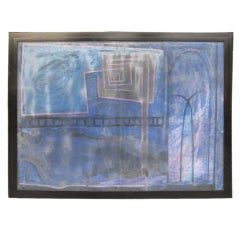 Abstract Monumental Painting by Livne 4