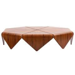 "Petalas" Coffee Table by Jorge Zalszupin