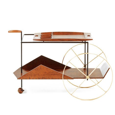 Tea Trolley by Jorge Zalszupin
