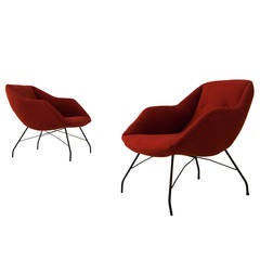 Martin Eisler and Carlo Hauner Armchairs, circa 1955