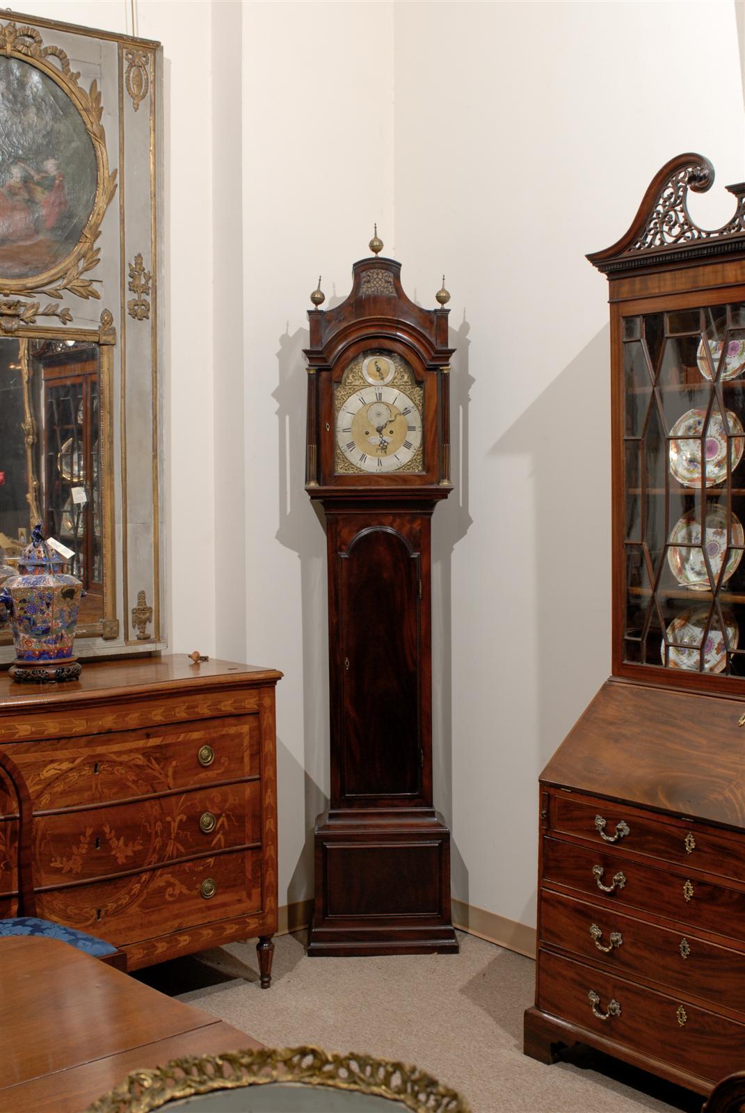 18th century tall case clock