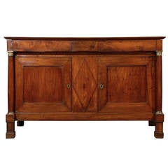 Large 19th Century French Louis Philippe Walnut Buffet, circa 1830