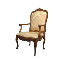 18th Century Venetian Fauteuil "Au Chasse" ca. 1750