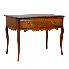18th Century French Louis XV Walnut Console Table