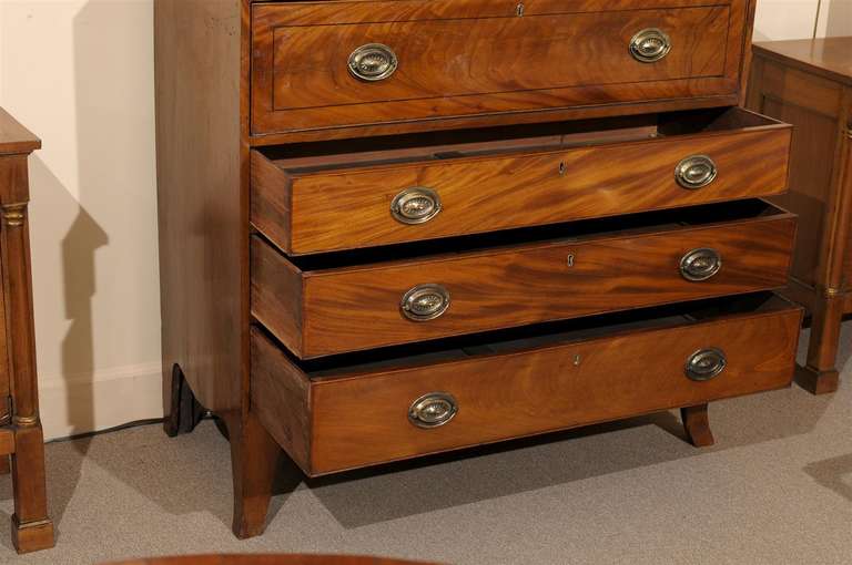 Early 19th Century English Mahogany Secretary Bookcase 4