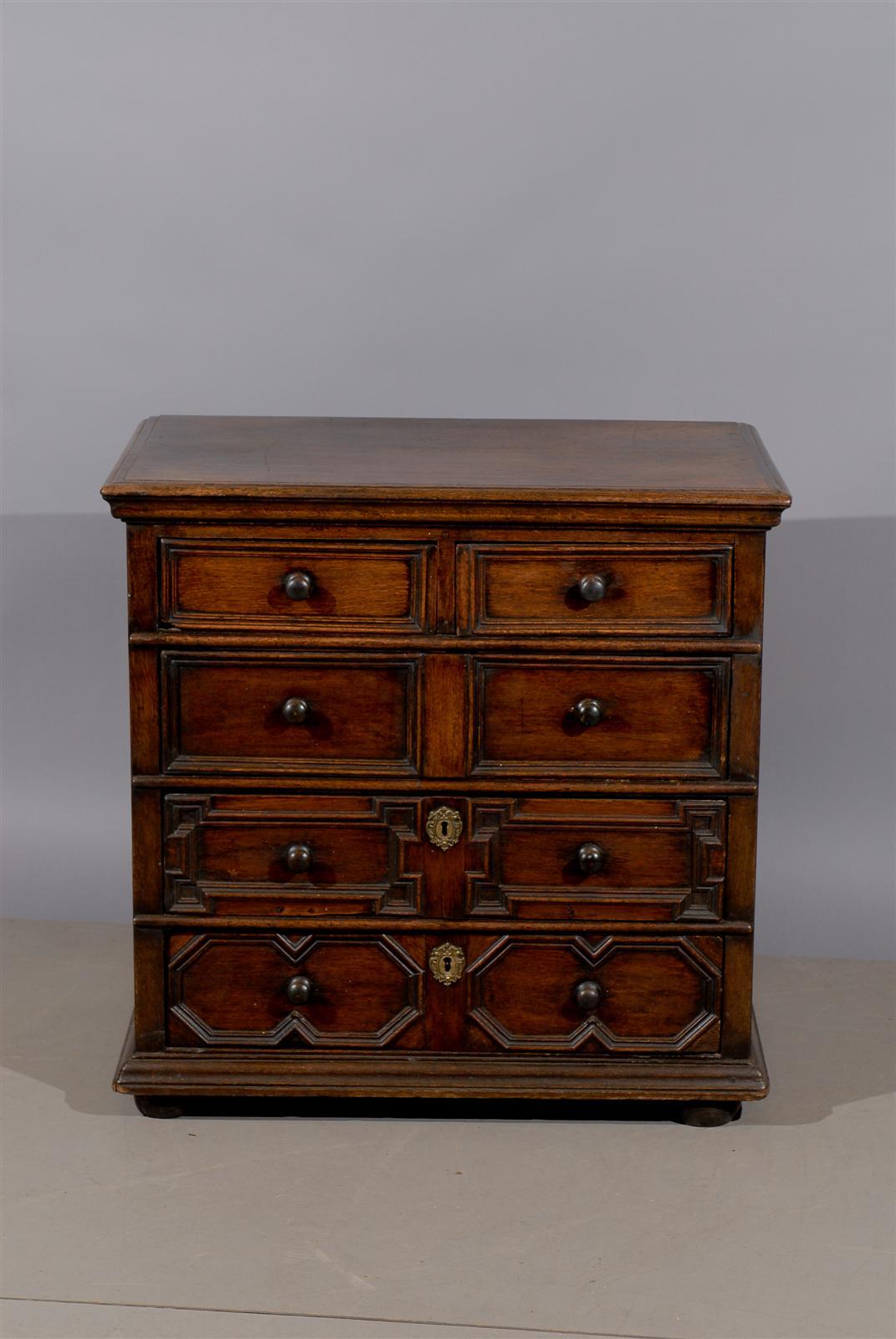 19th Century Jacobean Style English Oak Chest