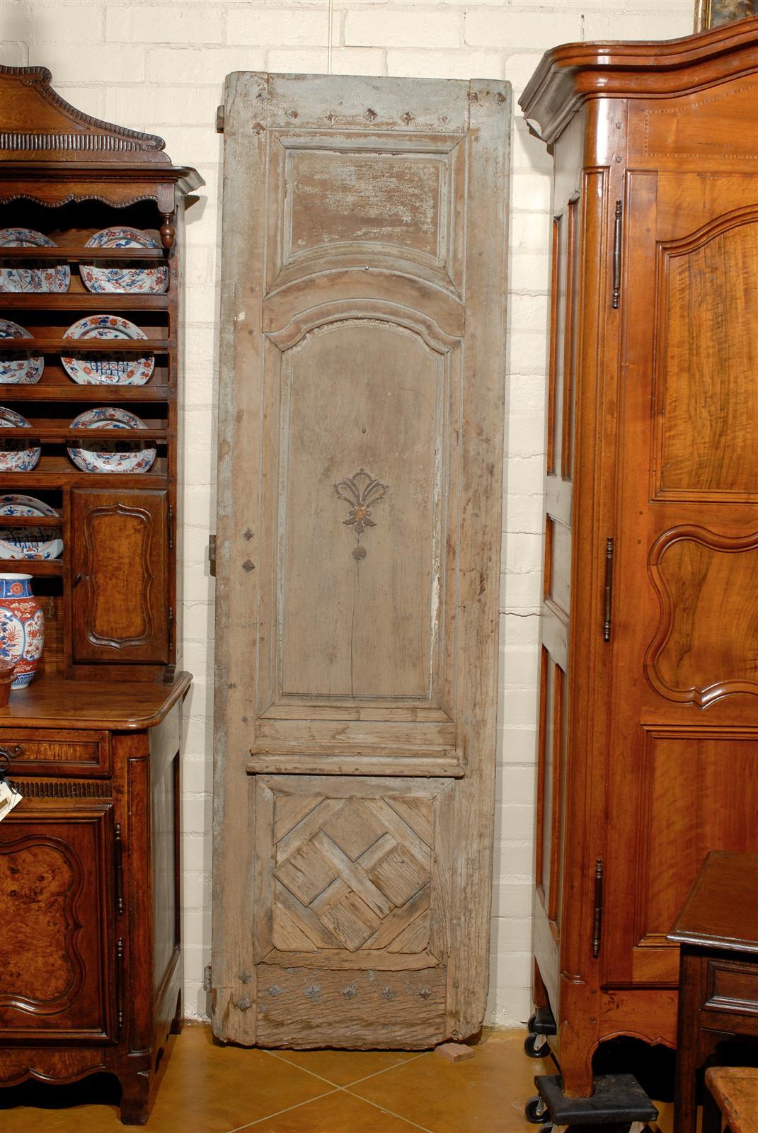 A pair of large 18th century French doors.