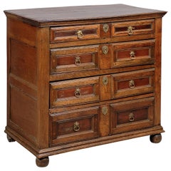 18th Century English Jacobean Style Oak Chest