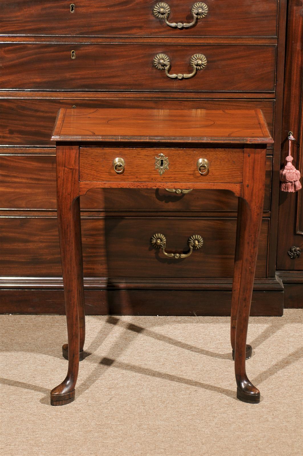 18th Century Queen Anne Table with Pad Foot 3