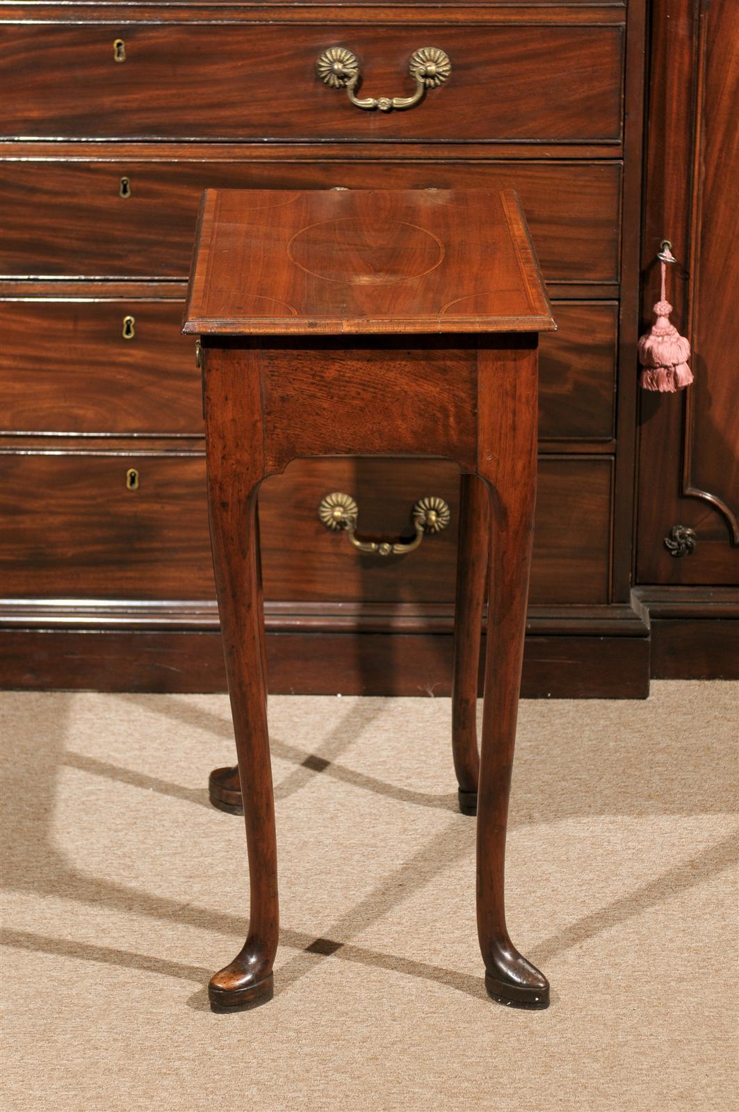 18th Century Queen Anne Table with Pad Foot 2