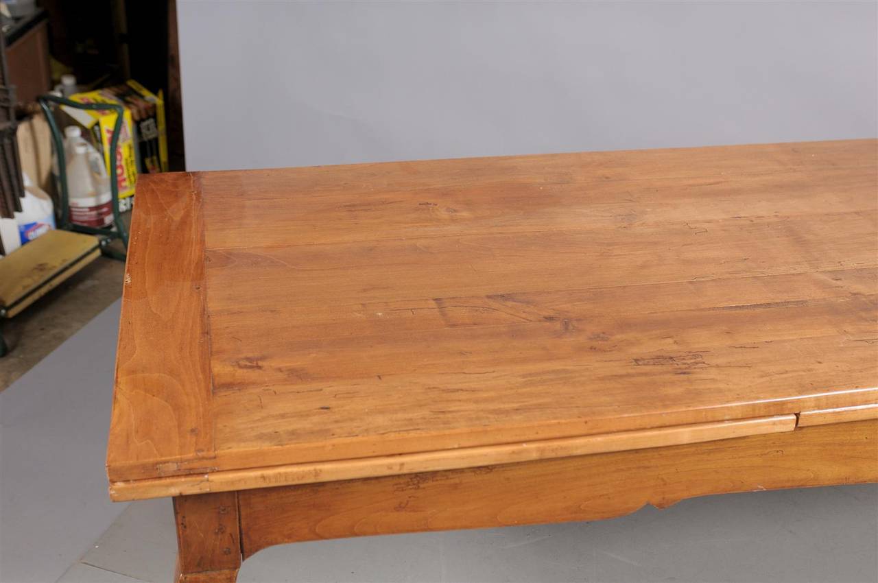 19th Century French Louis XV Style Fruitwood Farm Table 7