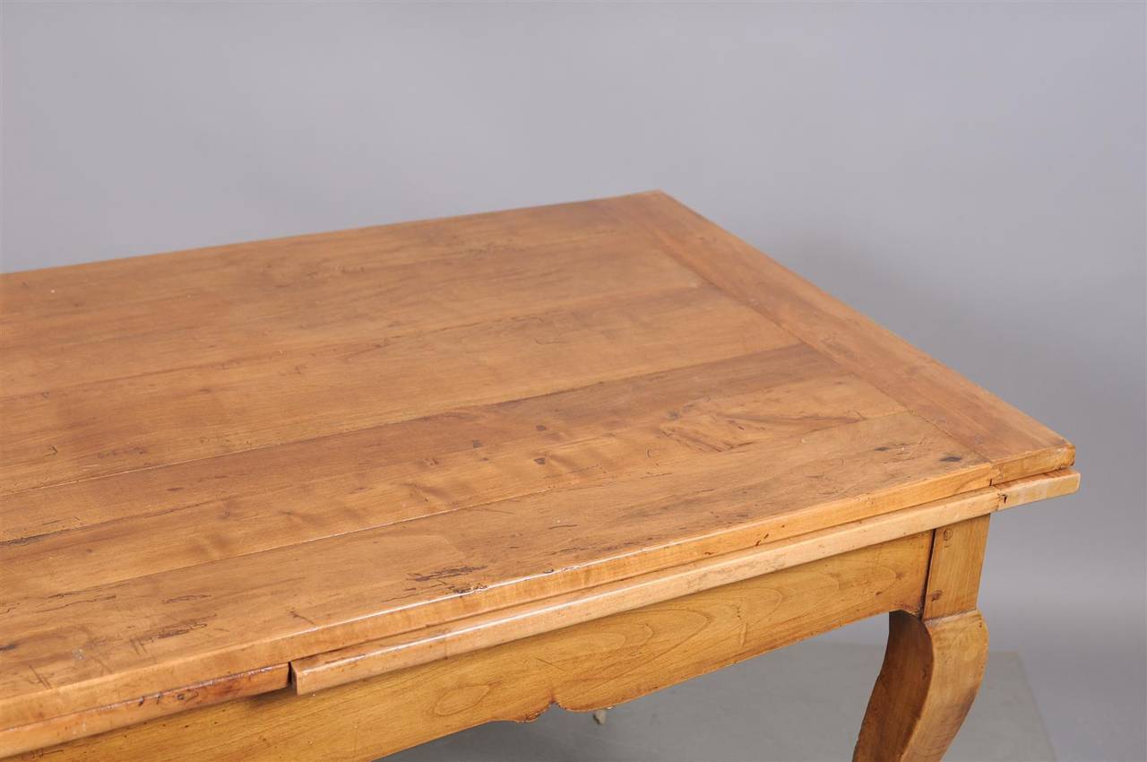 19th Century French Louis XV Style Fruitwood Farm Table 5