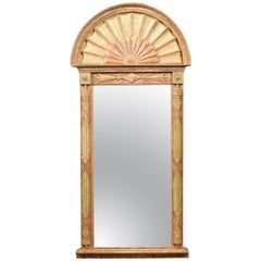 Large Early 19th Century Swedish Neoclassical Giltwood Mirror
