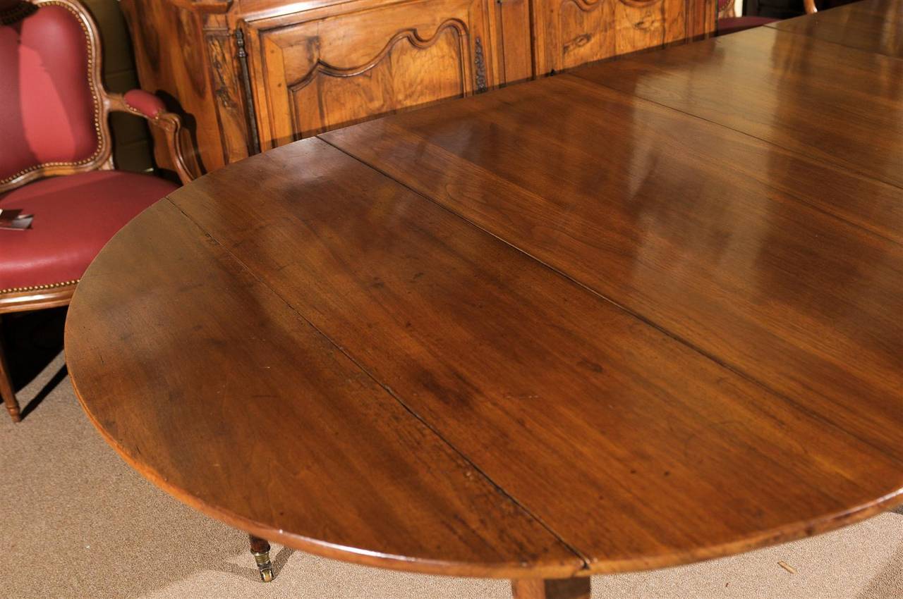 19th Century French Walnut Dining Table 3