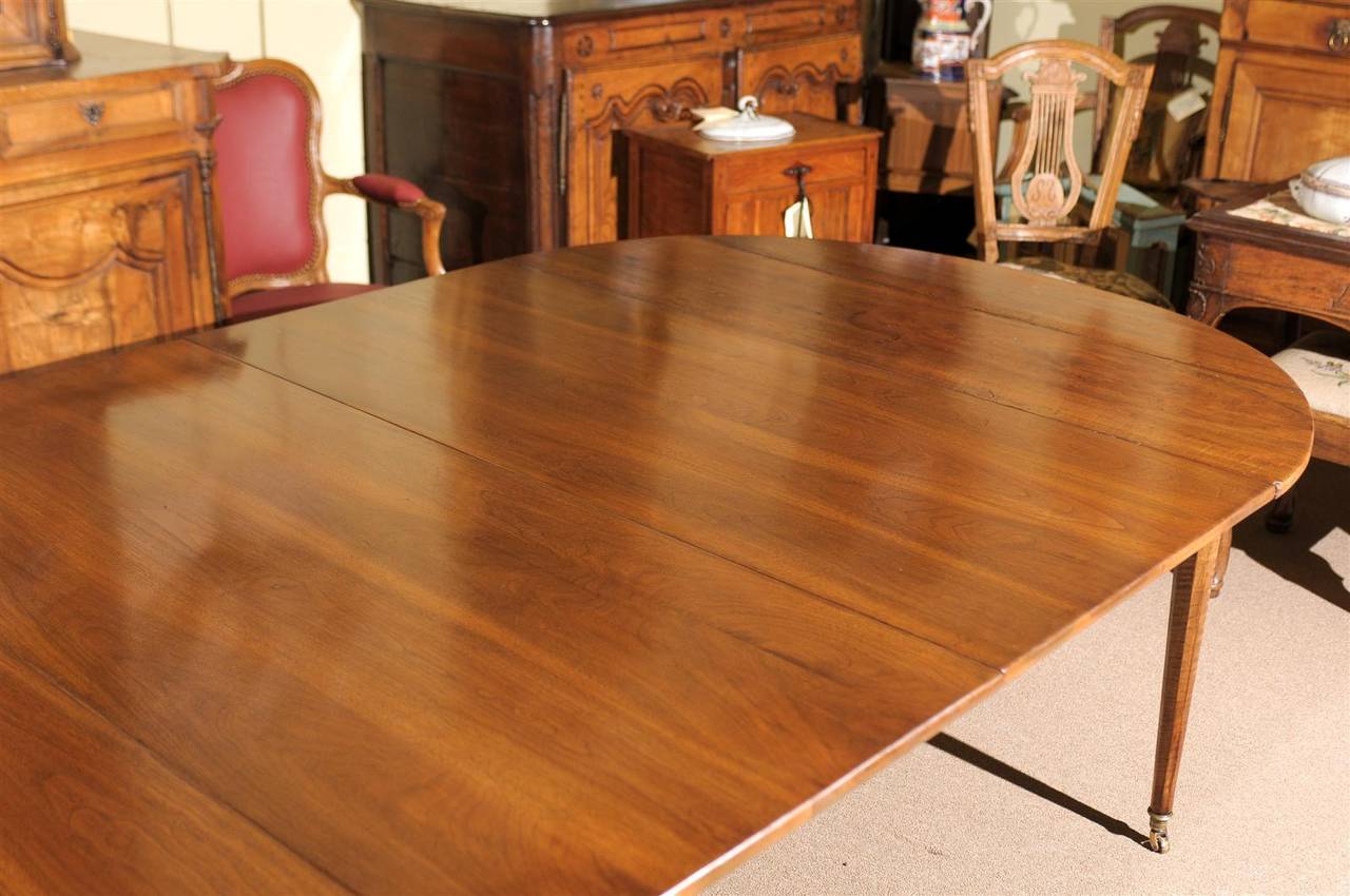 19th Century French Walnut Dining Table 1