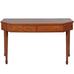 19th Century English Mahogany Server with Two Drawers 10