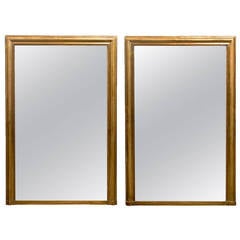 Antique Pair of Neoclassical Style Mirrors