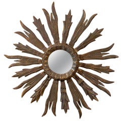 French Sunburst Mirror