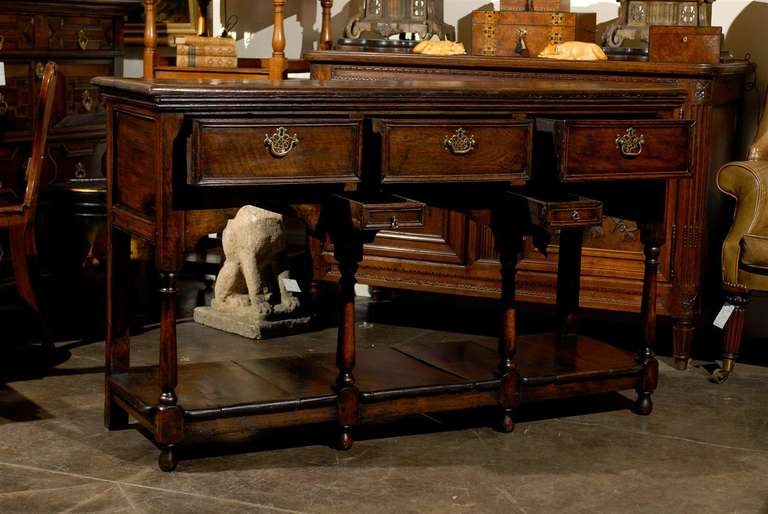 English Oak Server/Dresser Base