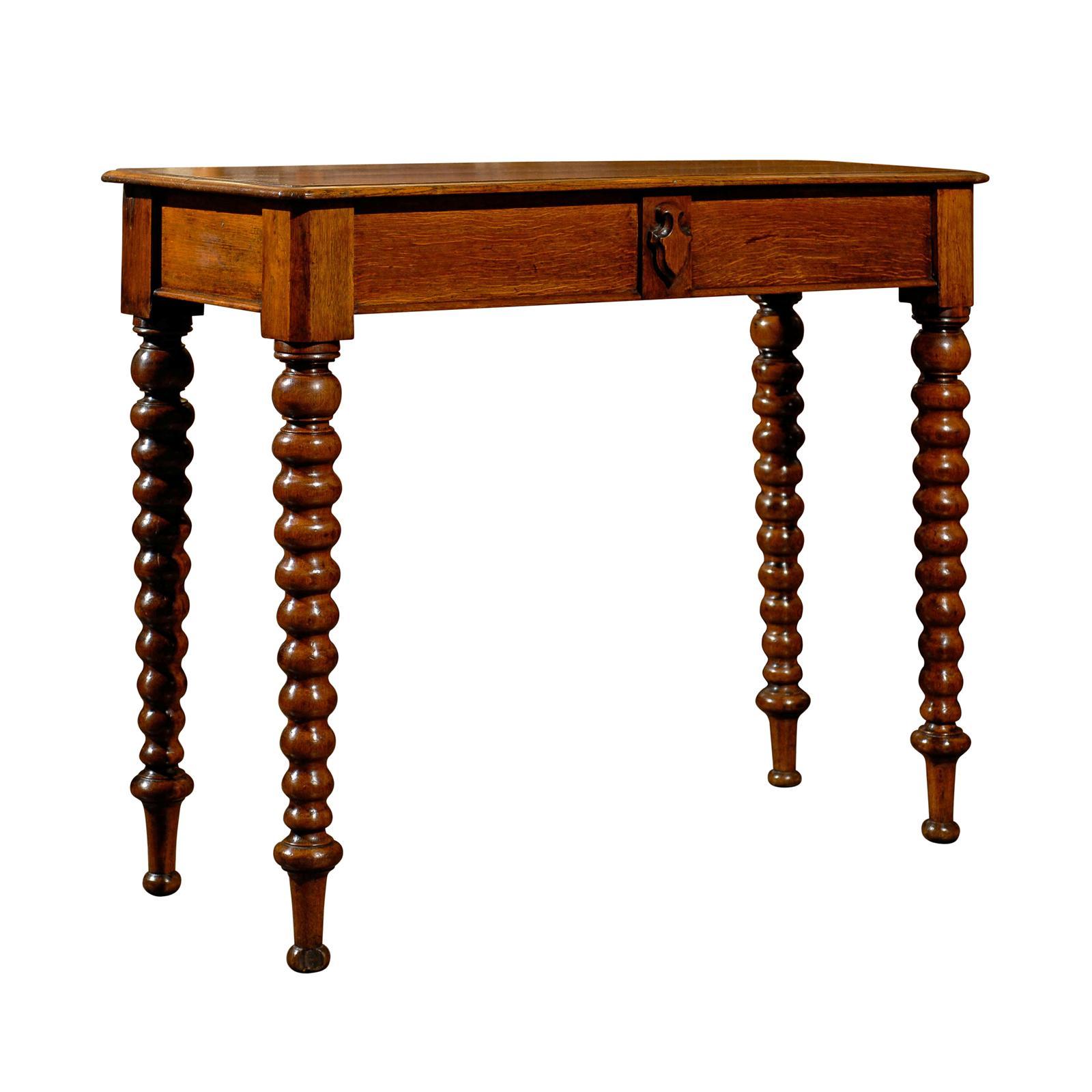 English Bobbin Leg Console