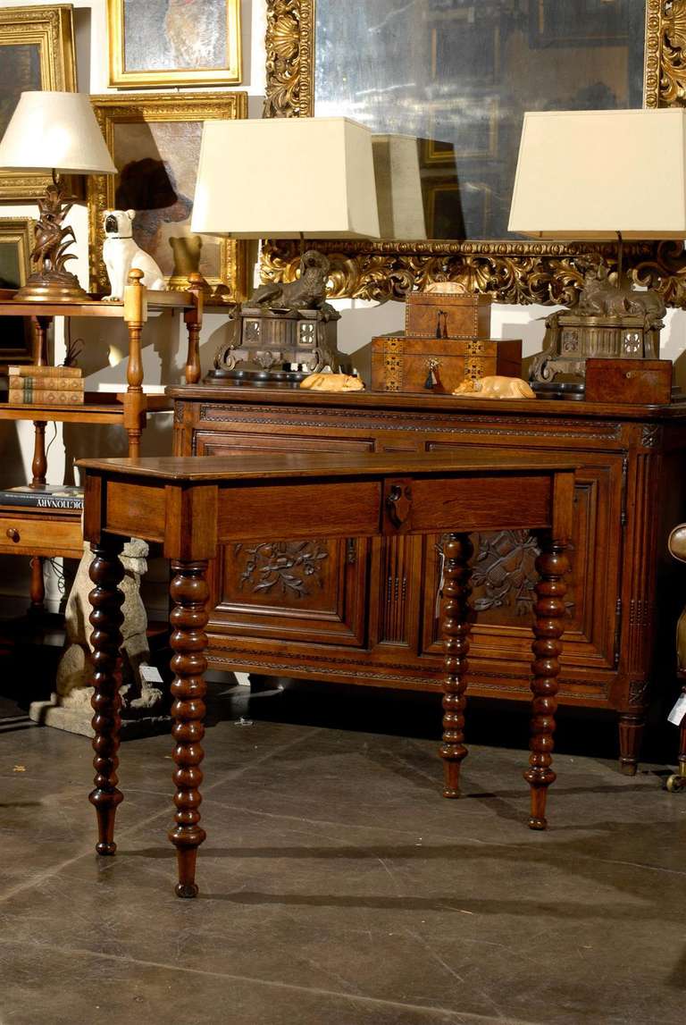bobbin console table