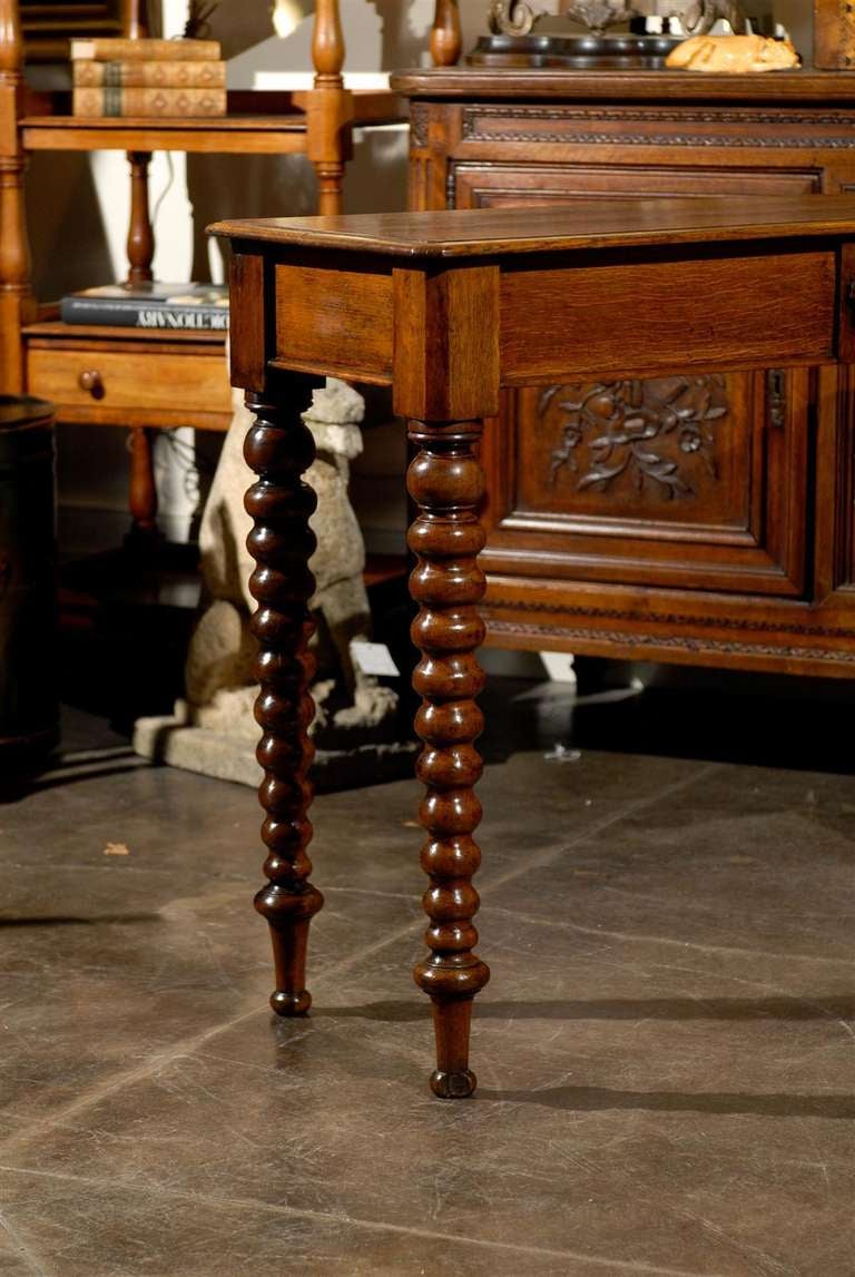 English Bobbin Leg Console In Excellent Condition In Atlanta, GA
