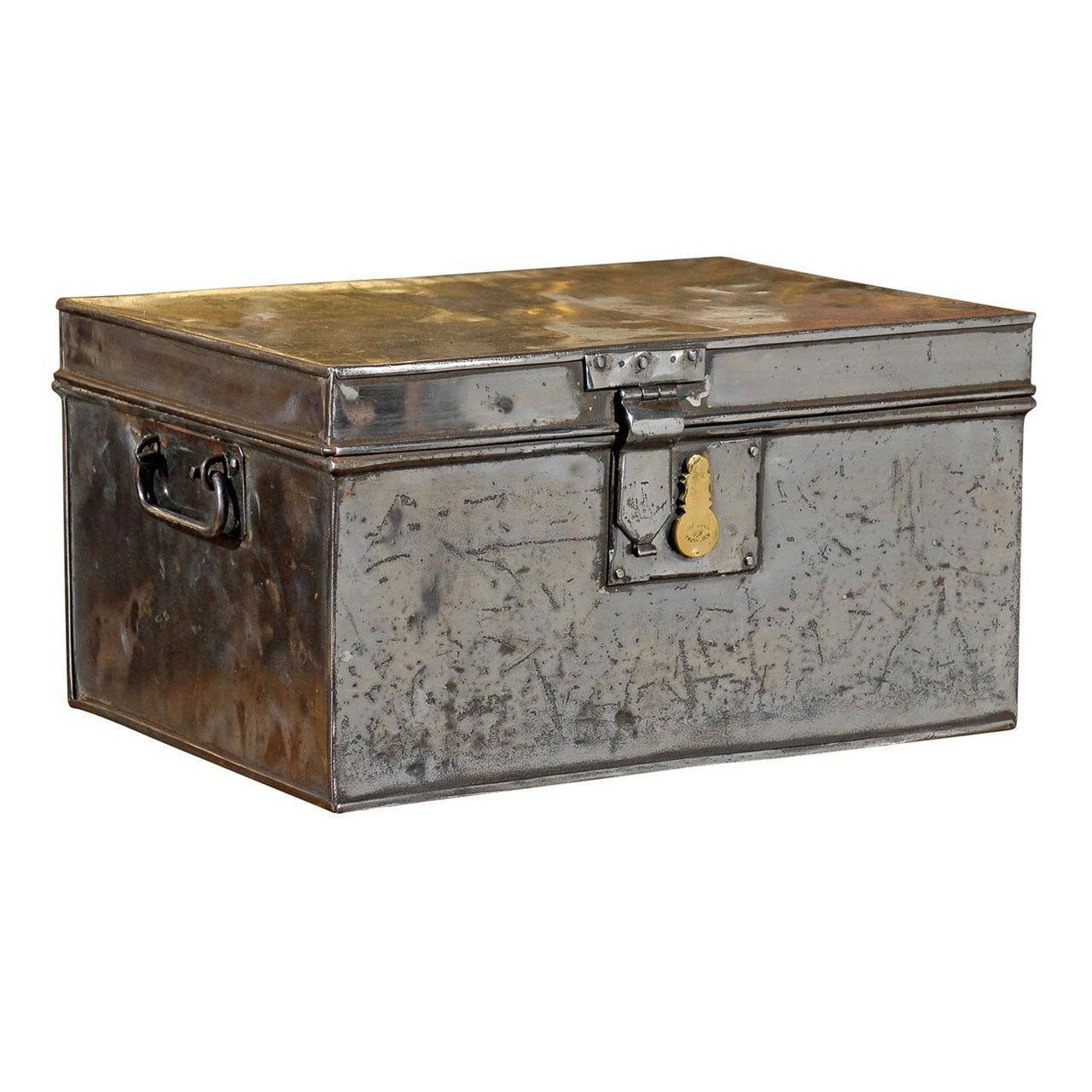 English Steel Trunk