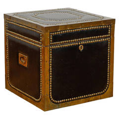 Leather and Brass Trunk