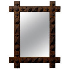 Tramp Art Mirror