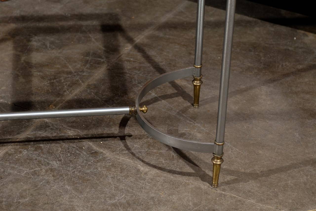 Steel and Brass Console Table 1