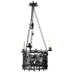 Round Iron Chandelier/ Fixture