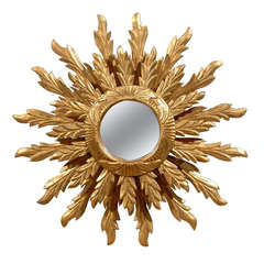 Gilt wood Sunburst Mirror
