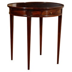 French Mahogany Round Table