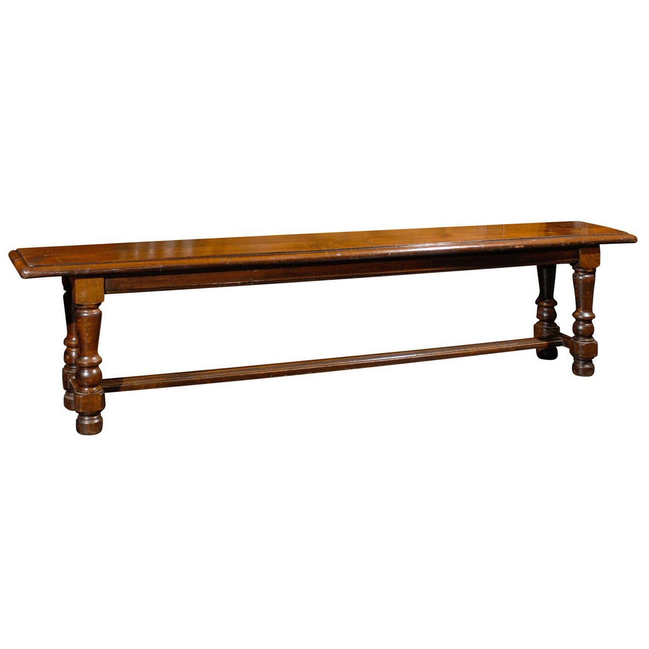 Long Wooden Bench