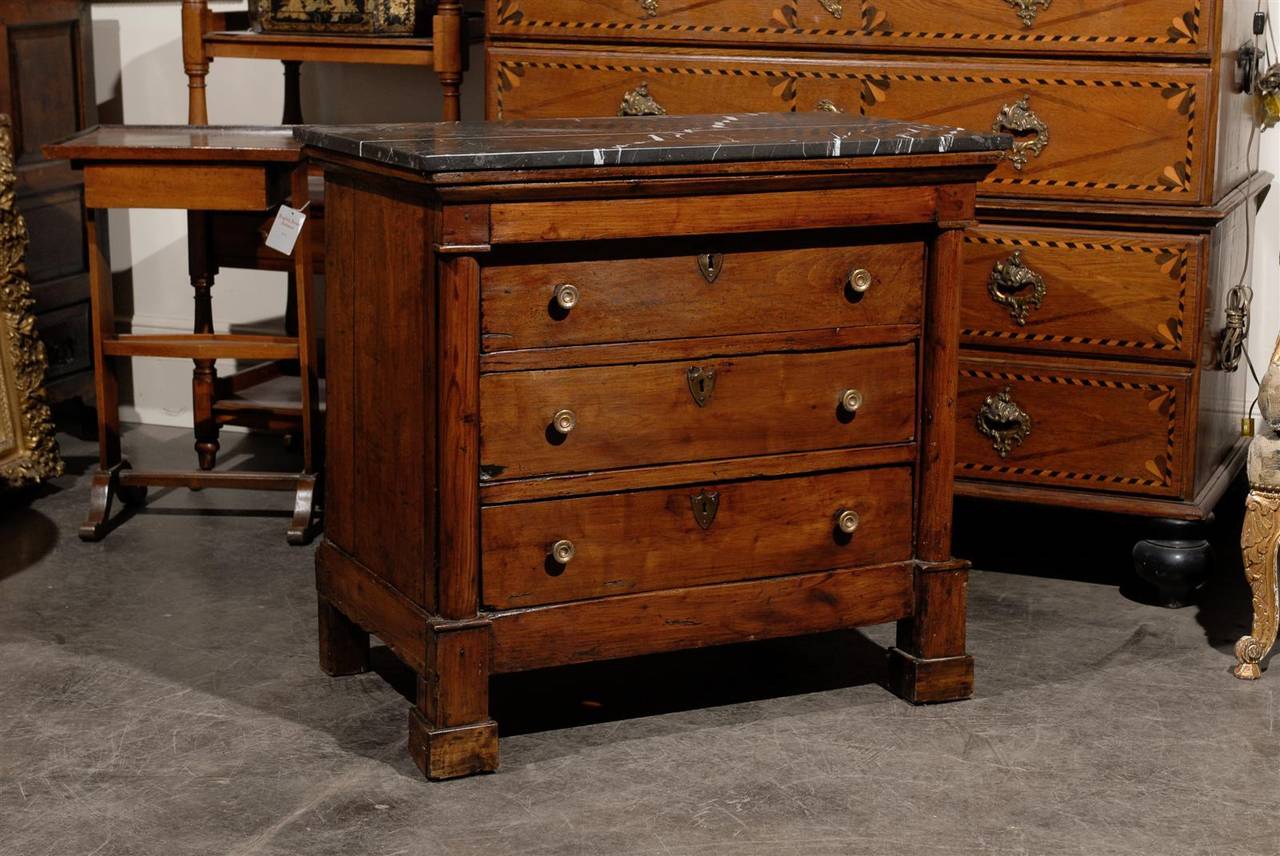 French Marble-Top Commode