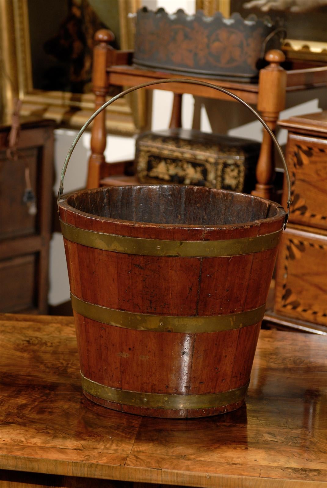 Oval Wooden Bucket 3