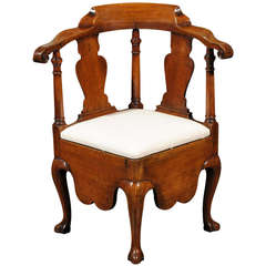 Mahogany Corner Chair