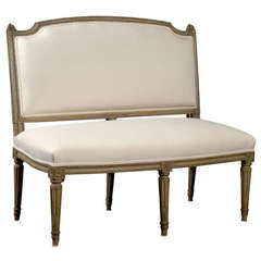 French Settee / Bench with Back
