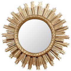 French Sunburst Mirror