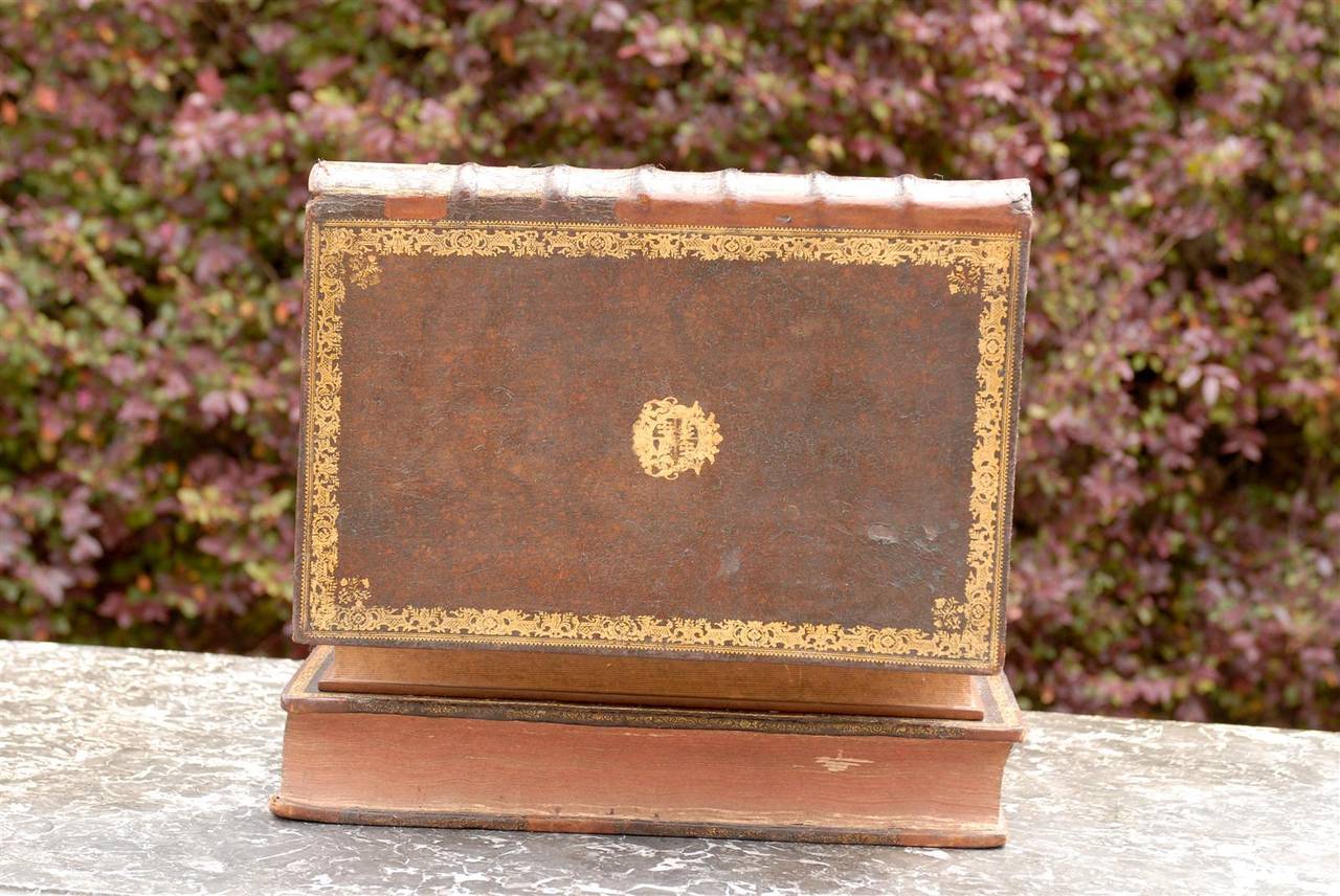 Leather Faux Book Box 1