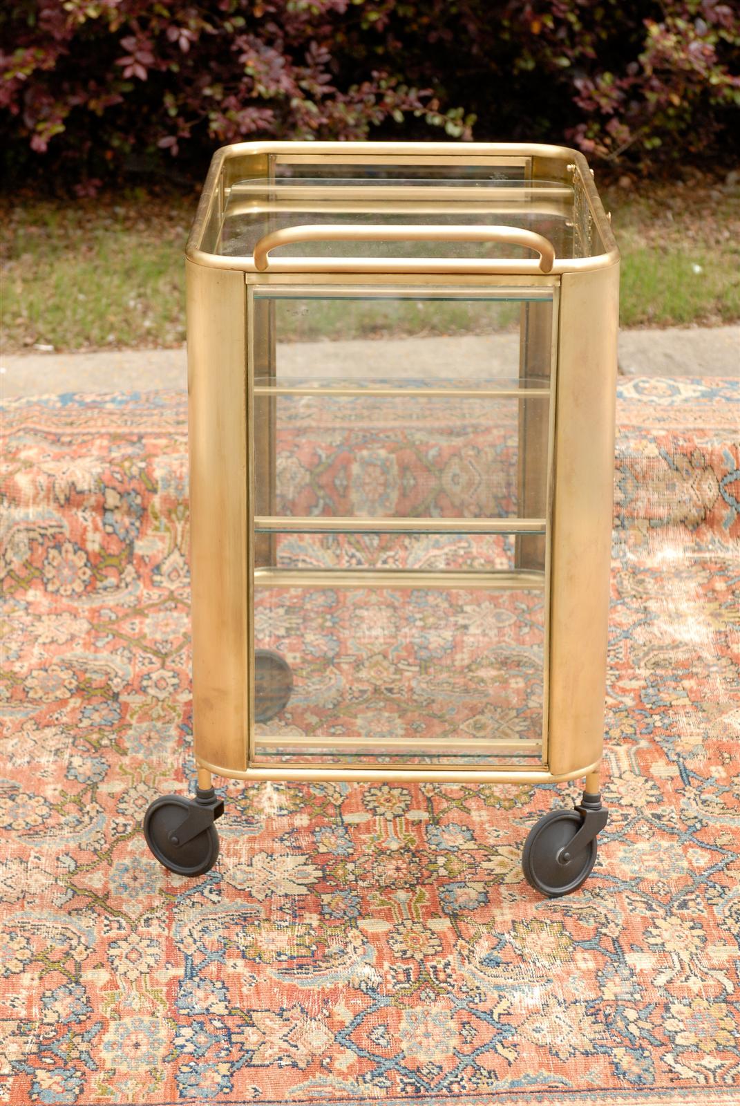 20th Century Brass Cart