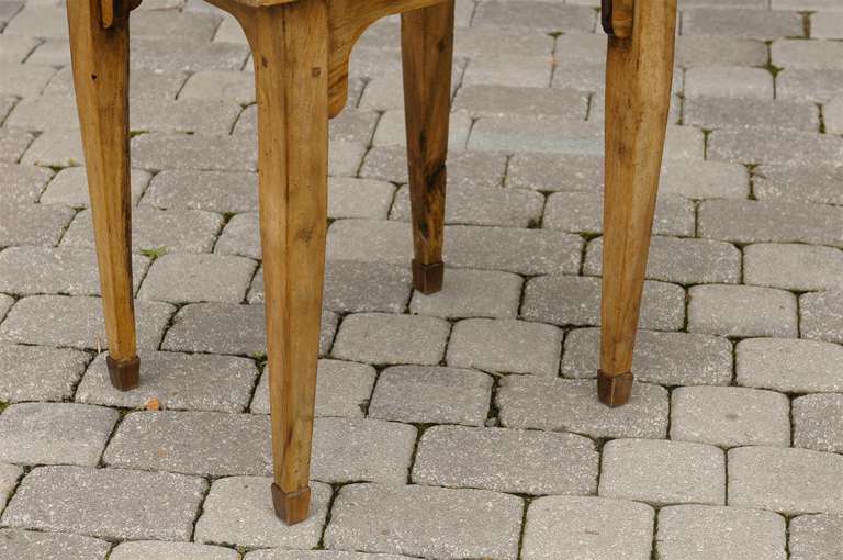 French Provincial 19th Century Petite Rustic Olivewood Side Table 5