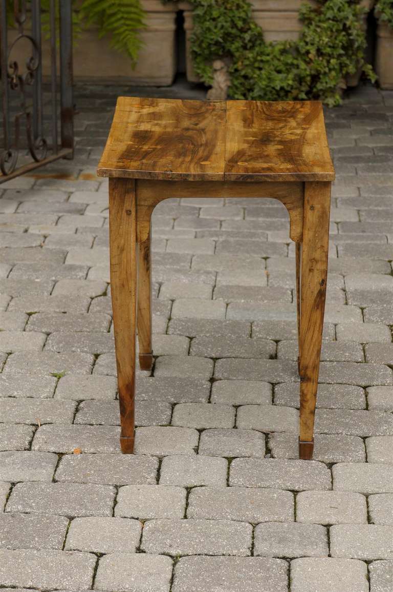 French Provincial 19th Century Petite Rustic Olivewood Side Table 6