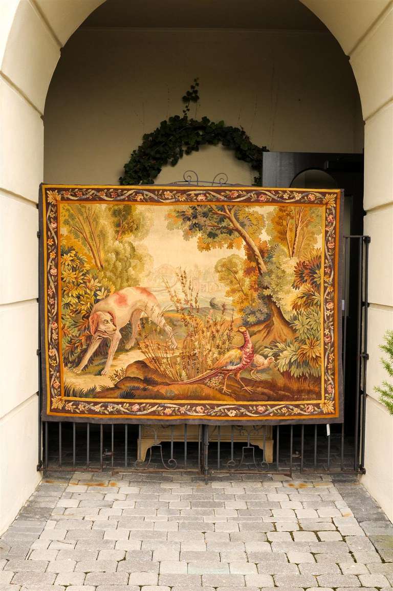 French Tapestry In Excellent Condition In Atlanta, GA