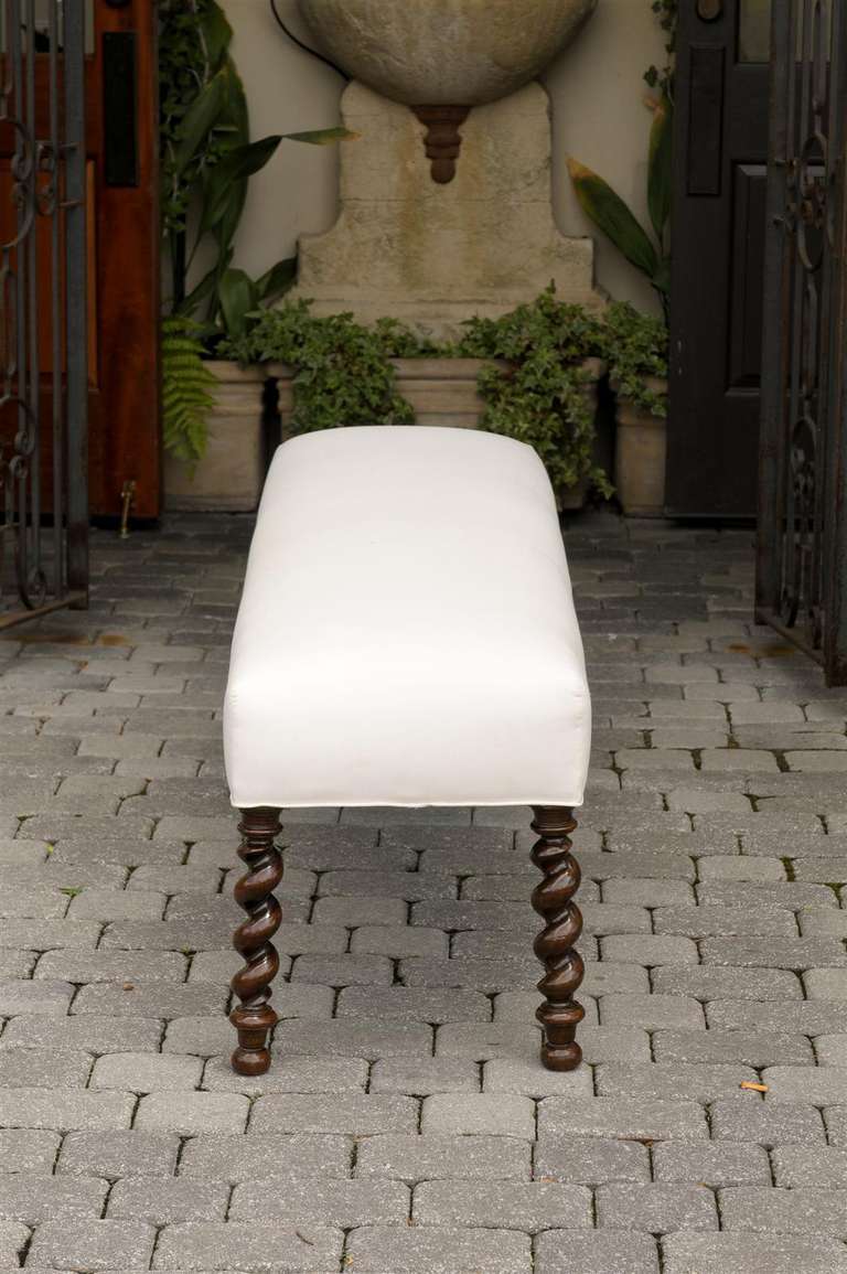 Long Barley Twist Bench 1