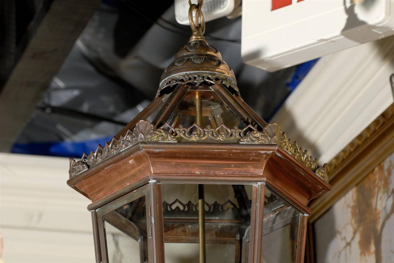 Pair of 19th Century Copper Lanterns 3