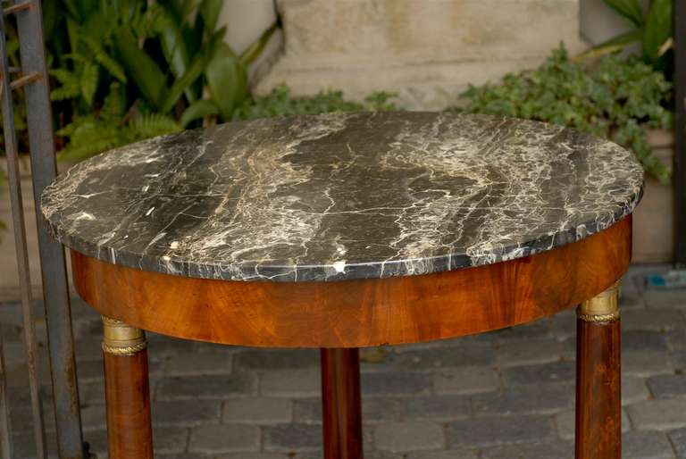 Wood French Round Table
